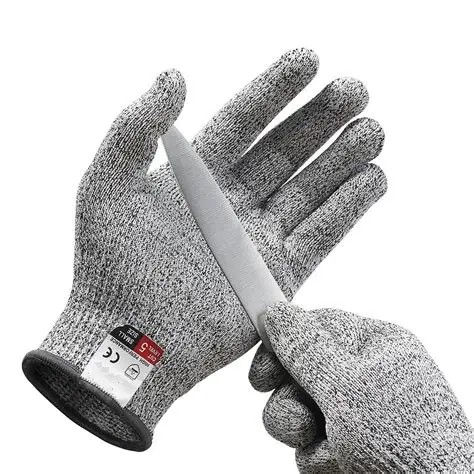 Cut-Resistant Gloves — HPPE + Glass Fiber